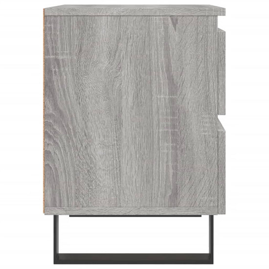 Nachtkastjes 2 st 40x35x50 cm bewerkt hout grijs sonoma eiken MeubelReus