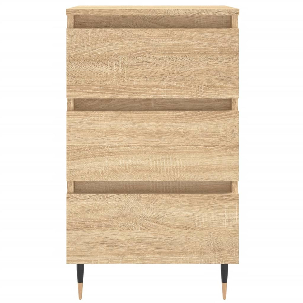 Nachtkastjes 2 st 40x35x69 cm bewerkt hout sonoma eikenkleurig MeubelReus