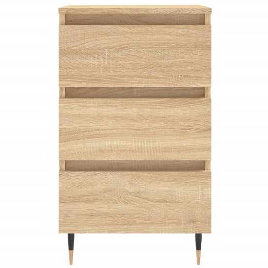 Nachtkastjes 2 st 40x35x69 cm bewerkt hout sonoma eikenkleurig MeubelReus