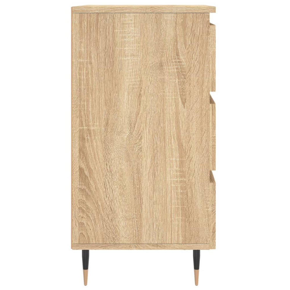 Nachtkastjes 2 st 40x35x69 cm bewerkt hout sonoma eikenkleurig MeubelReus