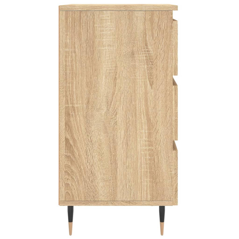 Nachtkastjes 2 st 40x35x69 cm bewerkt hout sonoma eikenkleurig MeubelReus