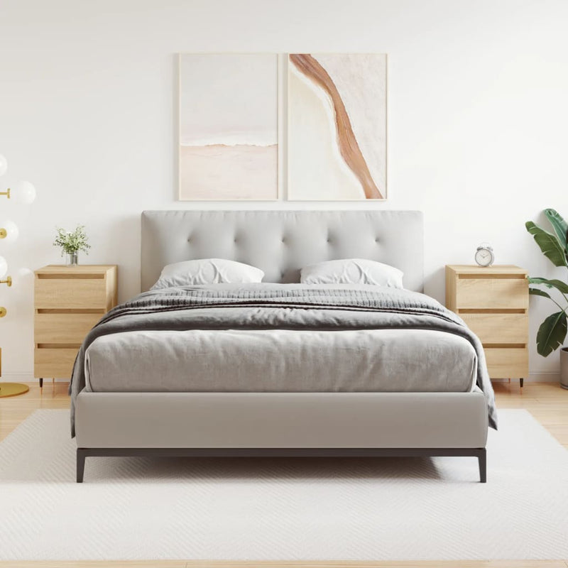 Nachtkastjes 2 st 40x35x69 cm bewerkt hout sonoma eikenkleurig MeubelReus