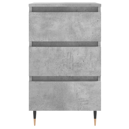 Nachtkastjes 2 st 40x35x69 cm bewerkt hout betongrijs MeubelReus