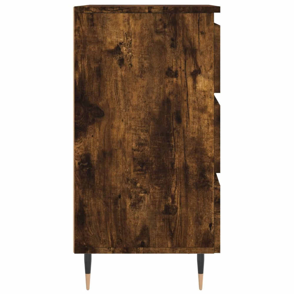 Nachtkastjes 2 st 40x35x69 cm bewerkt hout gerookt eikenkleurig MeubelReus