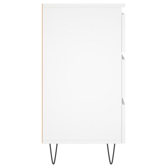 Nachtkastjes 2 st 40x35x69 cm bewerkt hout wit MeubelReus