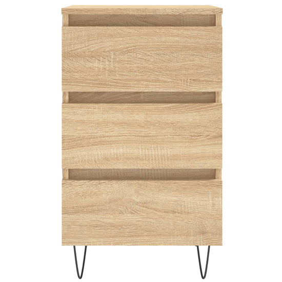 Nachtkastjes 2 st 40x35x69 cm bewerkt hout sonoma eikenkleurig MeubelReus