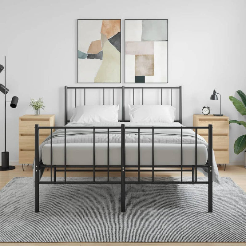 Nachtkastjes 2 st 40x35x69 cm bewerkt hout sonoma eikenkleurig MeubelReus