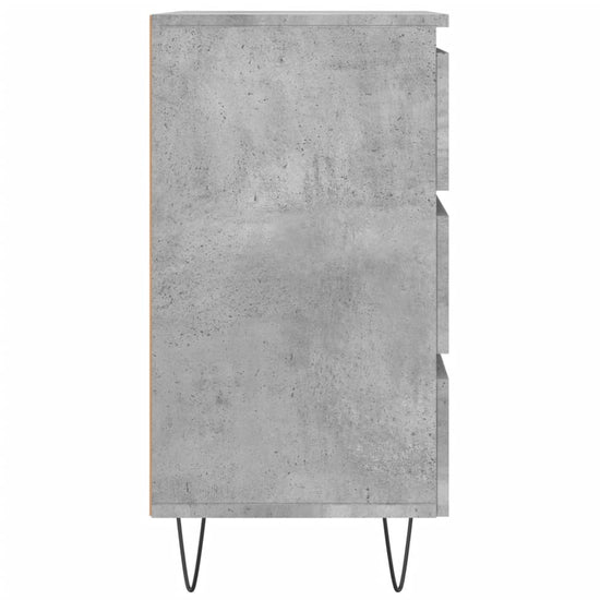 Nachtkastjes 2 st 40x35x69 cm bewerkt hout betongrijs MeubelReus