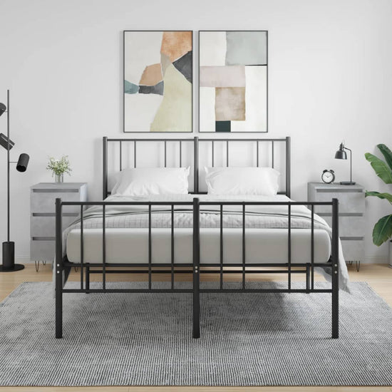 Nachtkastjes 2 st 40x35x69 cm bewerkt hout betongrijs MeubelReus