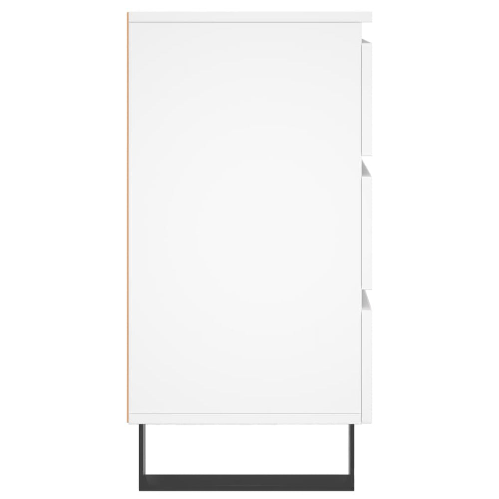 Nachtkastjes 2 st 40x35x69 cm bewerkt hout wit MeubelReus