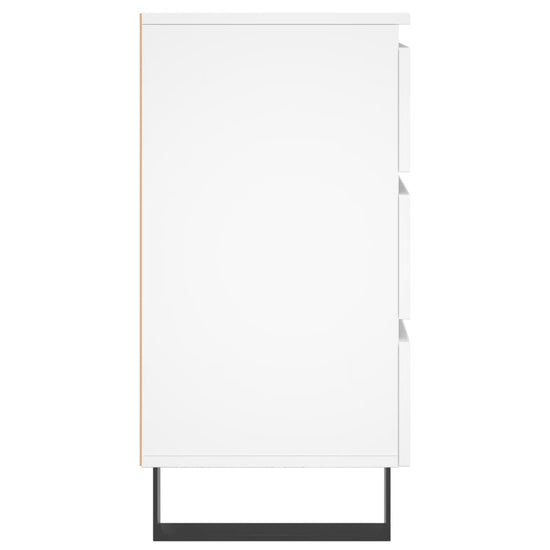 Nachtkastjes 2 st 40x35x69 cm bewerkt hout wit MeubelReus