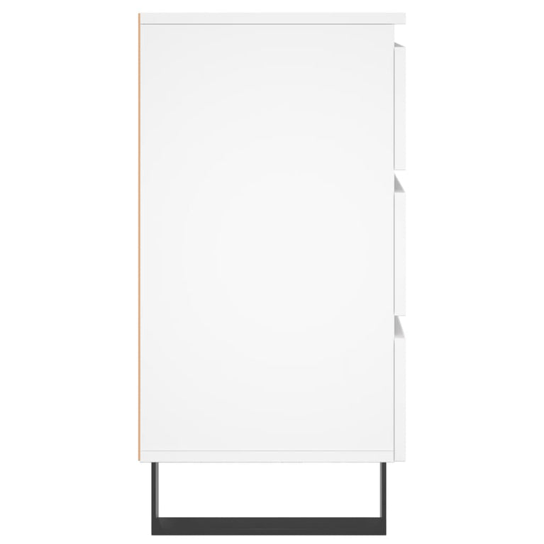 Nachtkastjes 2 st 40x35x69 cm bewerkt hout wit MeubelReus