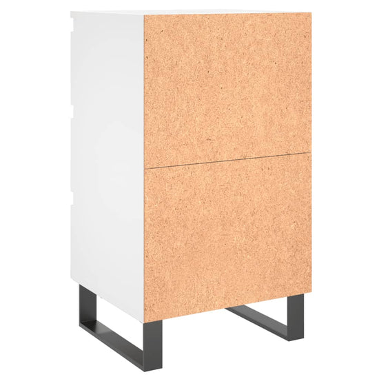 Nachtkastjes 2 st 40x35x69 cm bewerkt hout wit MeubelReus