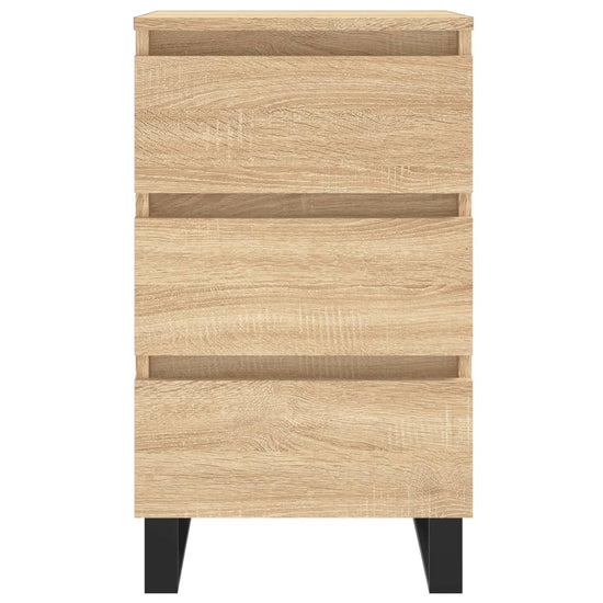 Nachtkastjes 2 st 40x35x69 cm bewerkt hout sonoma eikenkleurig MeubelReus