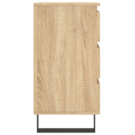 Nachtkastjes 2 st 40x35x69 cm bewerkt hout sonoma eikenkleurig MeubelReus
