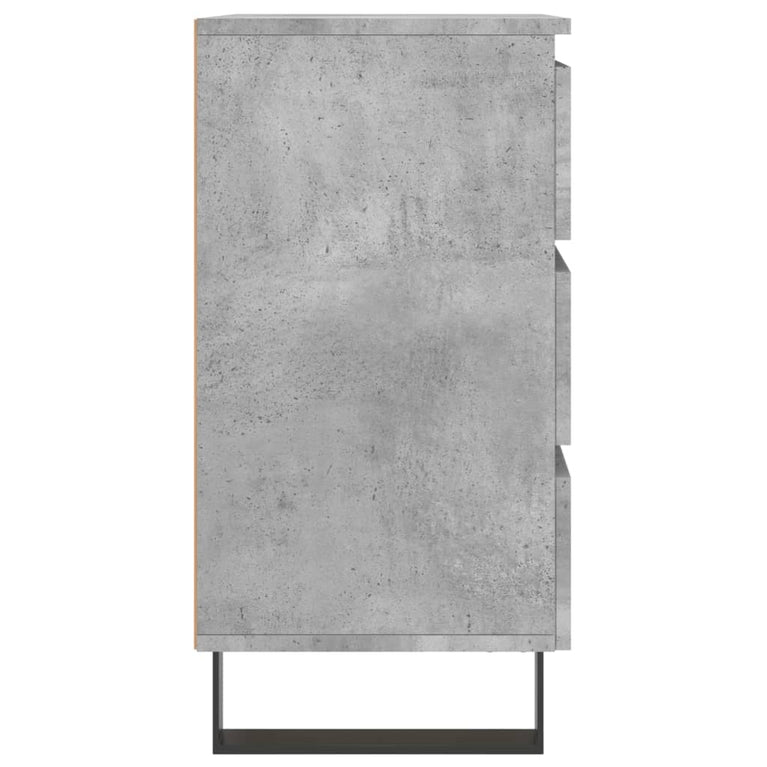 Nachtkastjes 2 st 40x35x69 cm bewerkt hout betongrijs MeubelReus