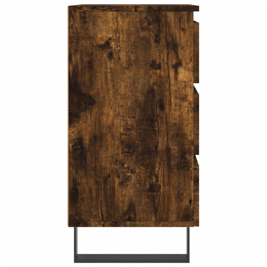 Nachtkastjes 2 st 40x35x69 cm bewerkt hout gerookt eikenkleurig MeubelReus