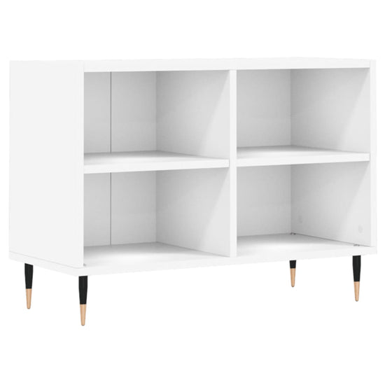 Tv-meubel 69,5x30x50 cm bewerkt hout wit MeubelReus