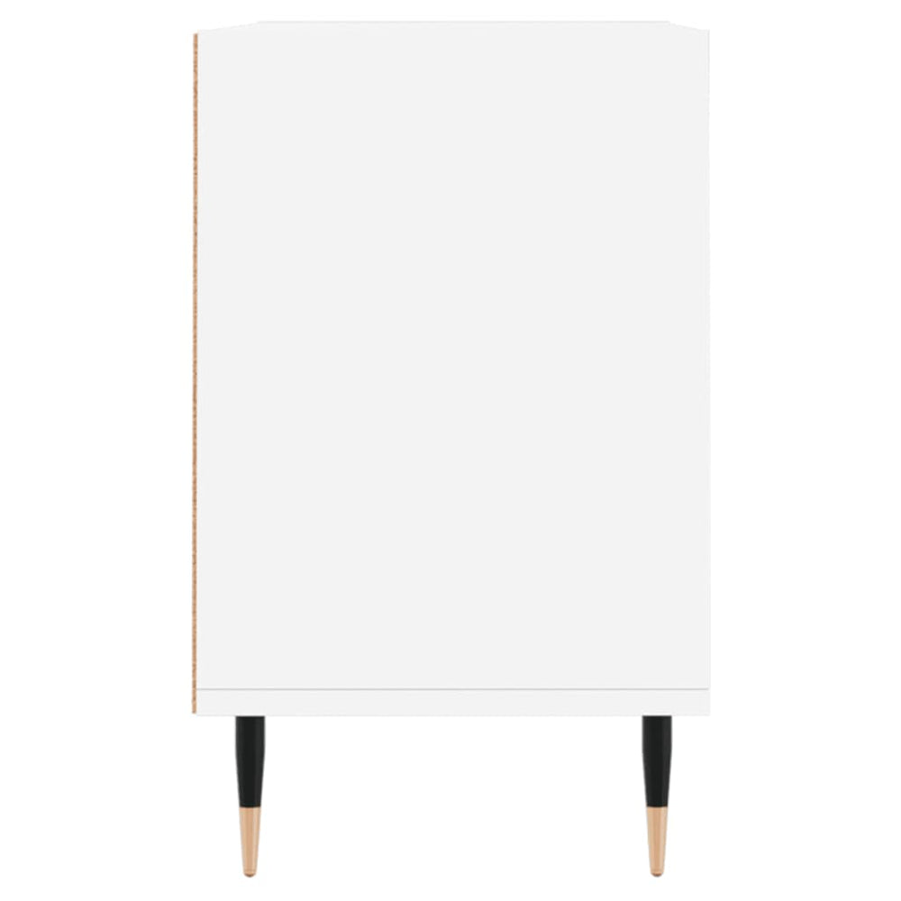 Tv-meubel 69,5x30x50 cm bewerkt hout wit MeubelReus