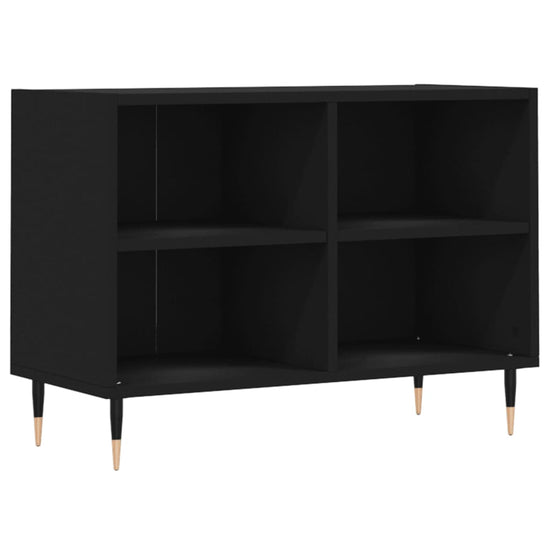 Tv-meubel 69,5x30x50 cm bewerkt hout zwart MeubelReus