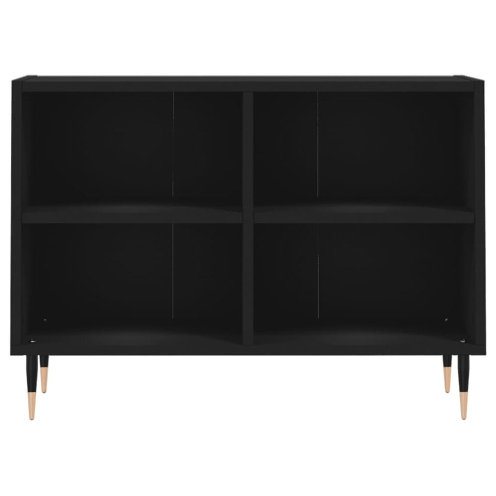 Tv-meubel 69,5x30x50 cm bewerkt hout zwart MeubelReus