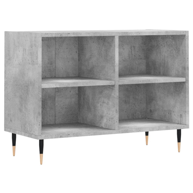 Tv-meubel 69,5x30x50 cm bewerkt hout betongrijs MeubelReus