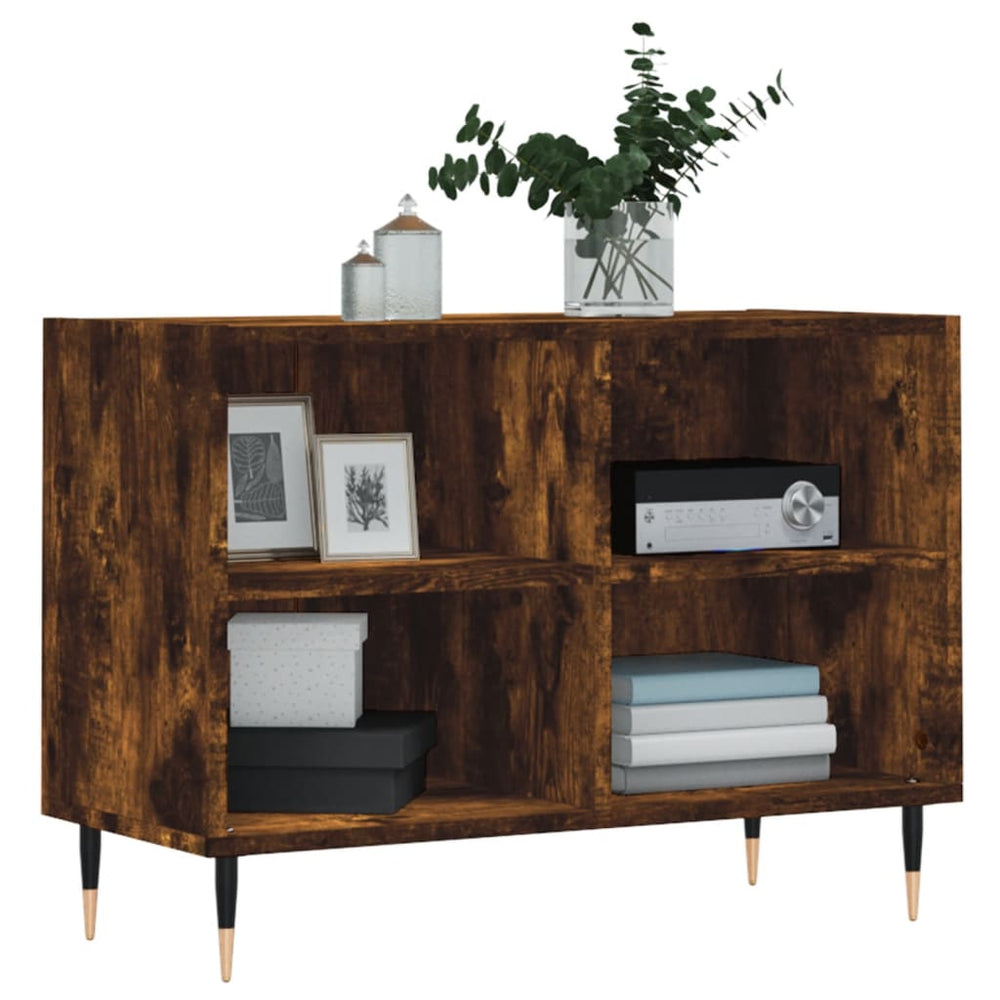 Tv-meubel 69,5x30x50 cm bewerkt hout gerookt eikenkleurig MeubelReus