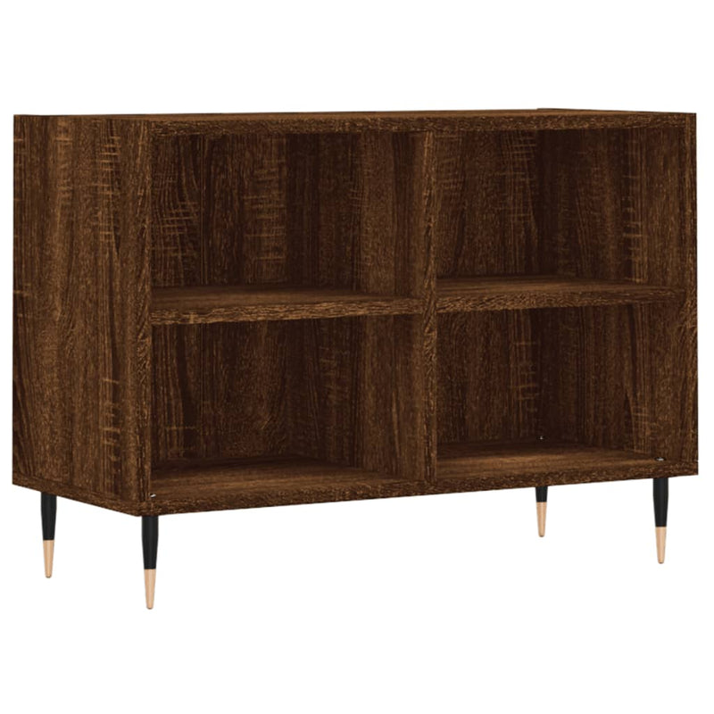 Tv-meubel 69,5x30x50 cm bewerkt hout bruin eikenkleur MeubelReus