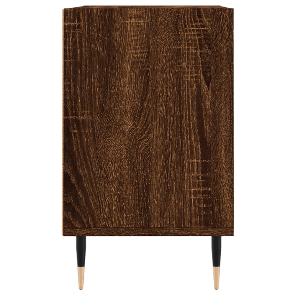 Tv-meubel 69,5x30x50 cm bewerkt hout bruin eikenkleur MeubelReus