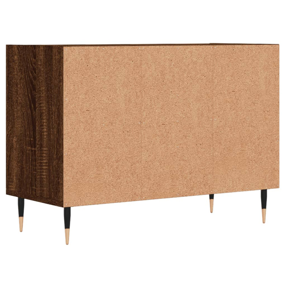 Tv-meubel 69,5x30x50 cm bewerkt hout bruin eikenkleur MeubelReus