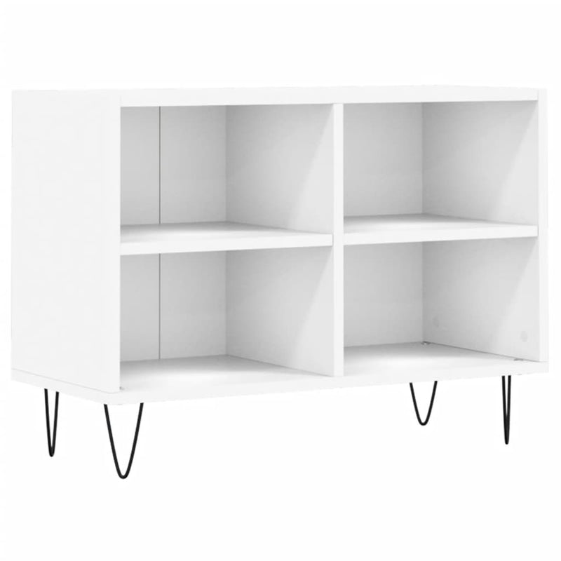 Tv-meubel 69,5x30x50 cm bewerkt hout wit MeubelReus