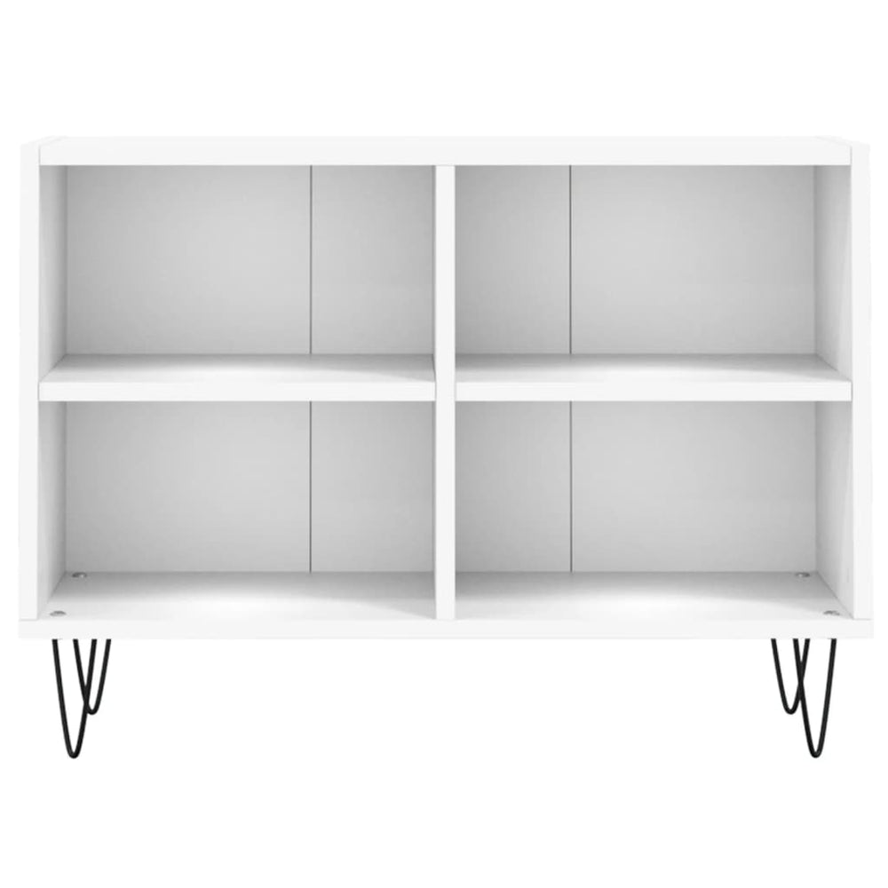 Tv-meubel 69,5x30x50 cm bewerkt hout wit MeubelReus