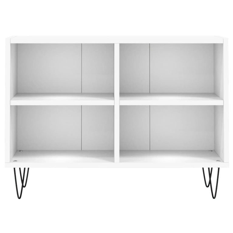 Tv-meubel 69,5x30x50 cm bewerkt hout wit MeubelReus