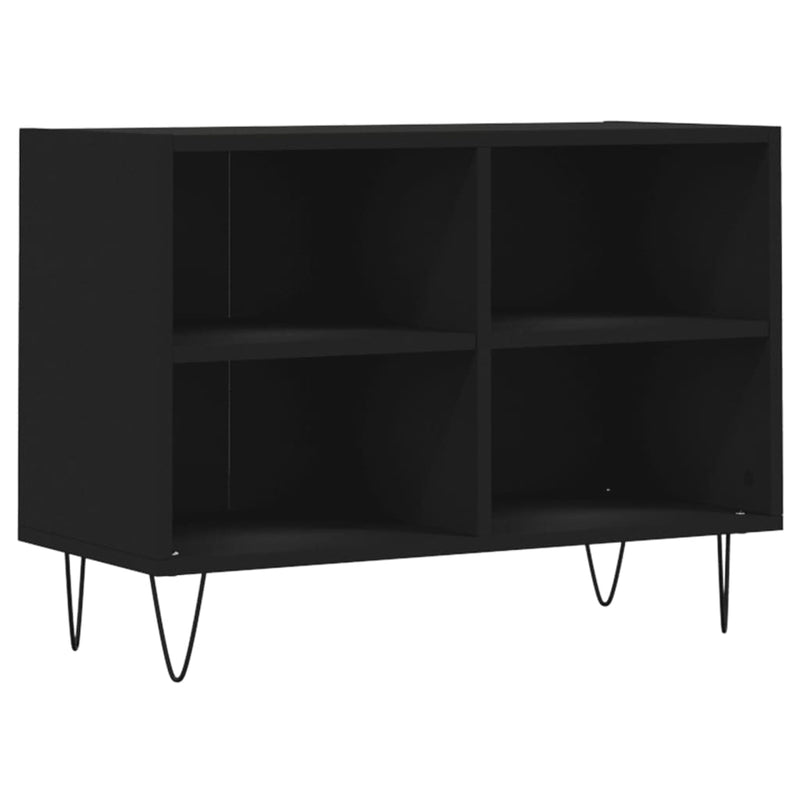 Tv-meubel 69,5x30x50 cm bewerkt hout zwart MeubelReus