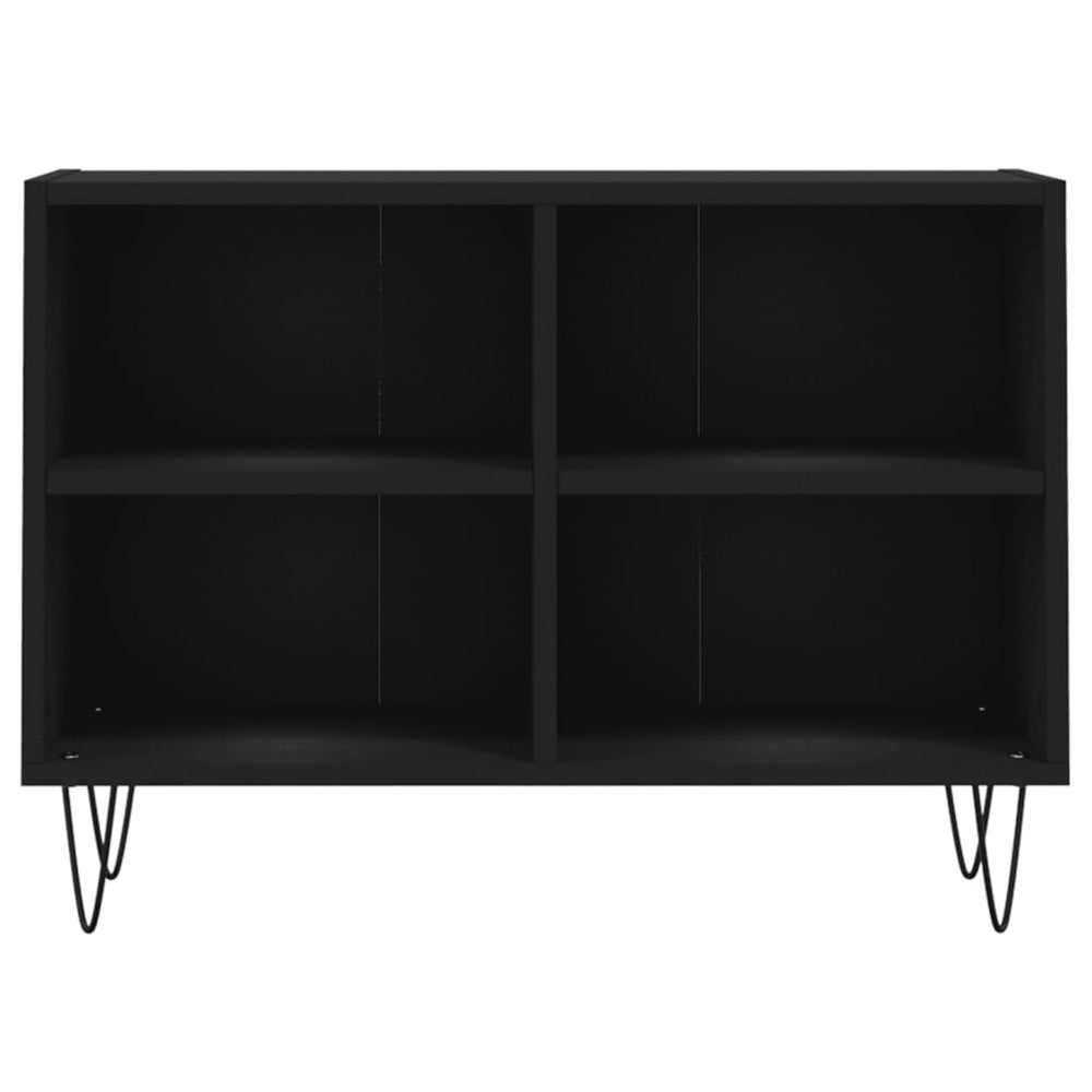 Tv-meubel 69,5x30x50 cm bewerkt hout zwart MeubelReus