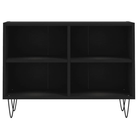 Tv-meubel 69,5x30x50 cm bewerkt hout zwart MeubelReus
