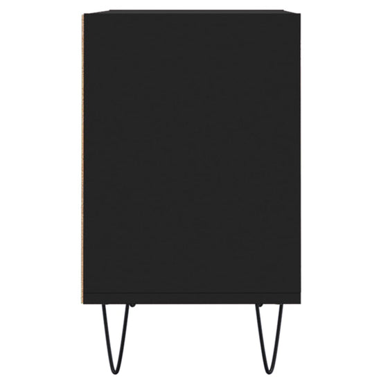 Tv-meubel 69,5x30x50 cm bewerkt hout zwart MeubelReus