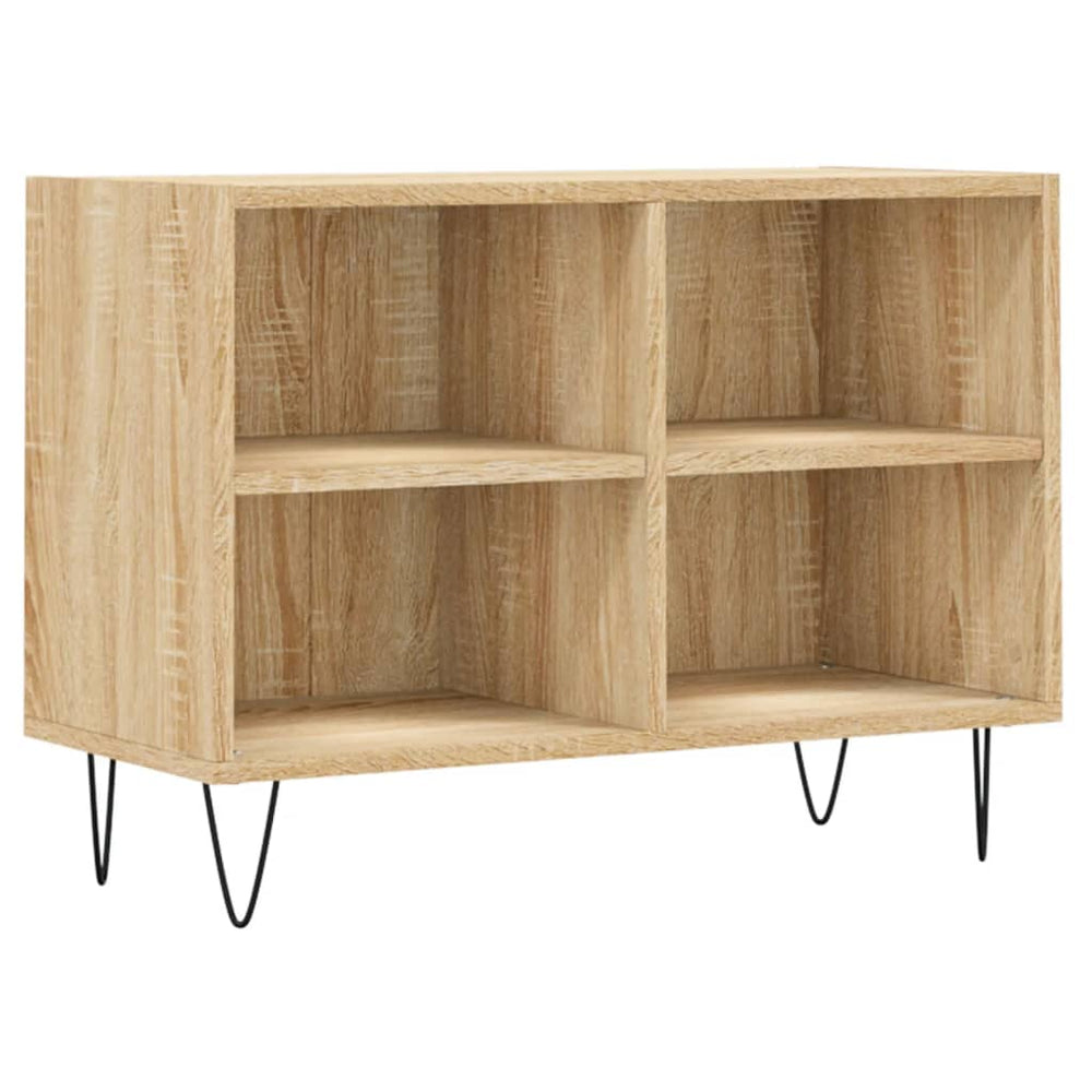 Tv-meubel 69,5x30x50 cm bewerkt hout sonoma eikenkleurig MeubelReus