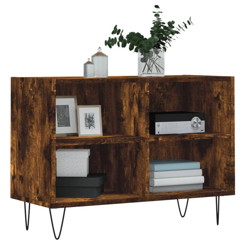 Tv-meubel 69,5x30x50 cm bewerkt hout gerookt eikenkleurig MeubelReus