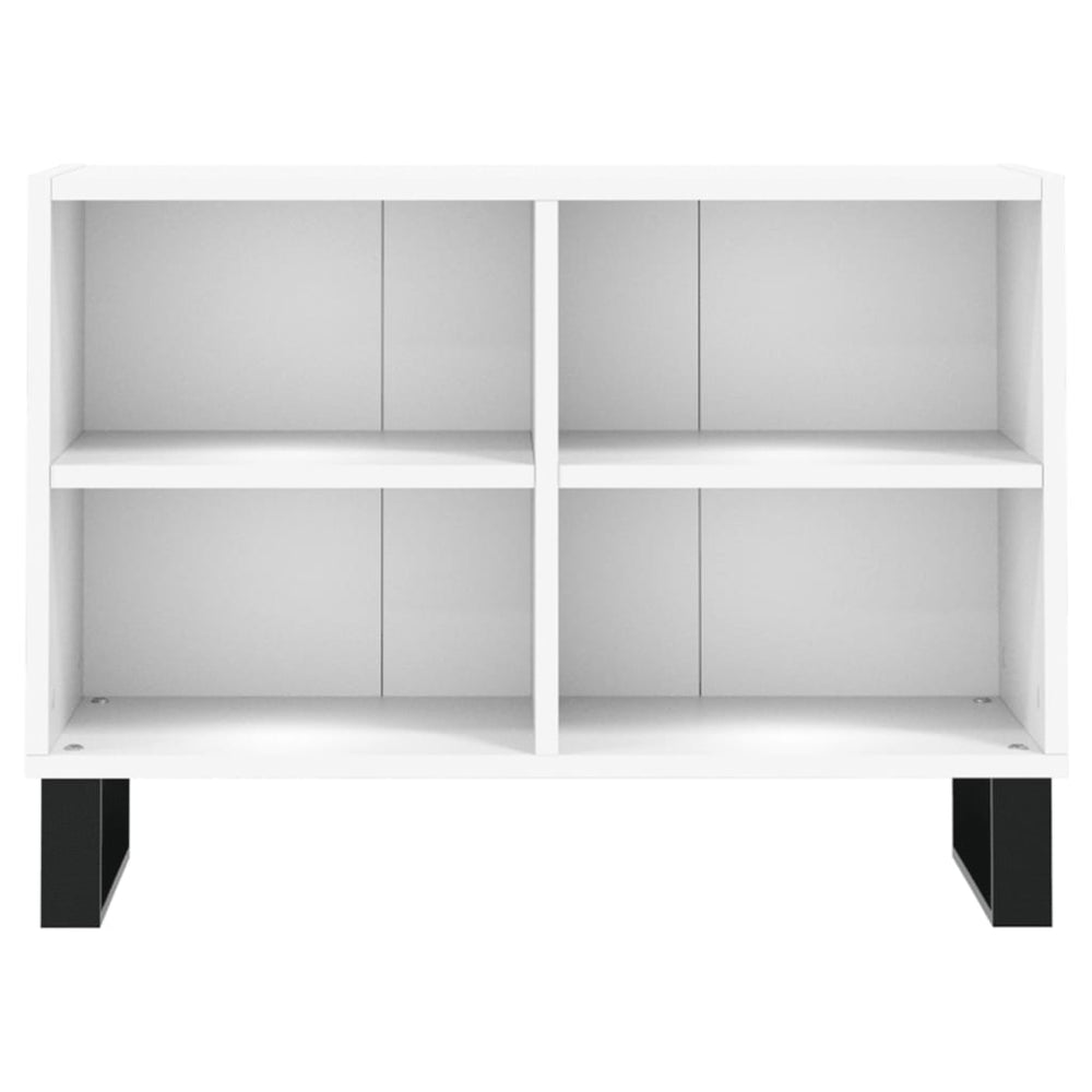Tv-meubel 69,5x30x50 cm bewerkt hout wit MeubelReus