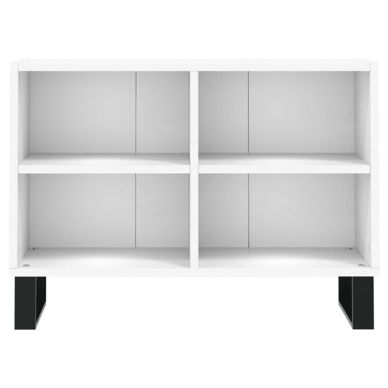Tv-meubel 69,5x30x50 cm bewerkt hout wit MeubelReus