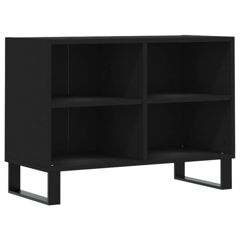 Tv-meubel 69,5x30x50 cm bewerkt hout zwart MeubelReus