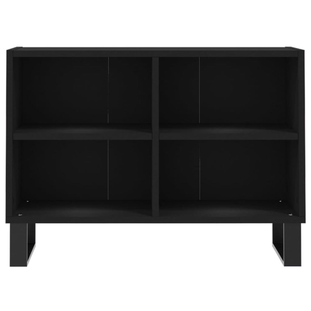 Tv-meubel 69,5x30x50 cm bewerkt hout zwart MeubelReus