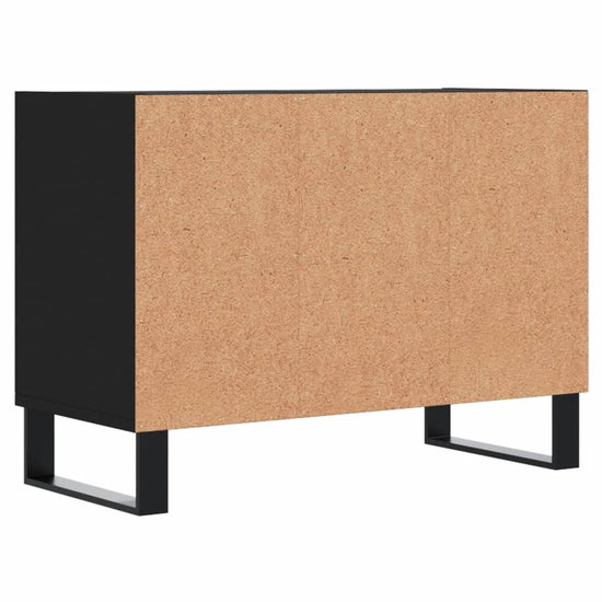 Tv-meubel 69,5x30x50 cm bewerkt hout zwart MeubelReus