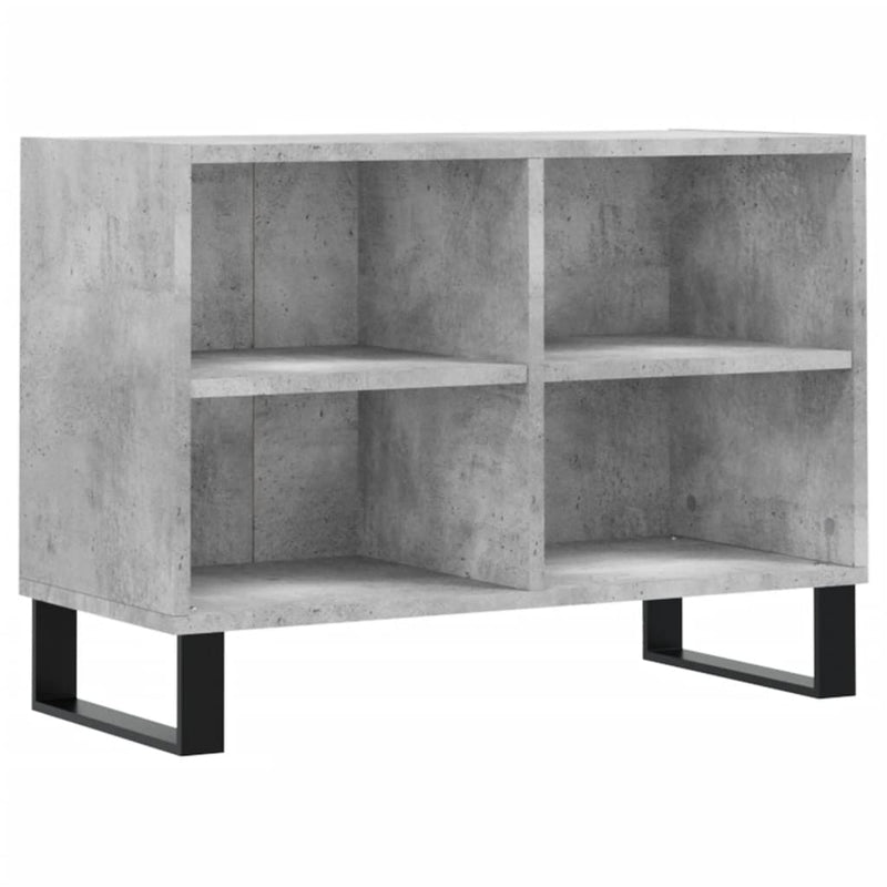 Tv-meubel 69,5x30x50 cm bewerkt hout betongrijs MeubelReus