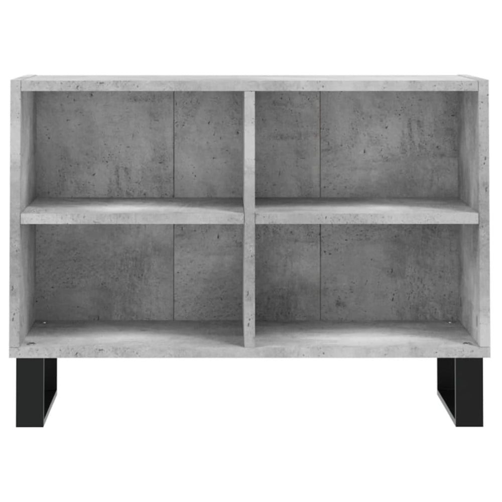 Tv-meubel 69,5x30x50 cm bewerkt hout betongrijs MeubelReus