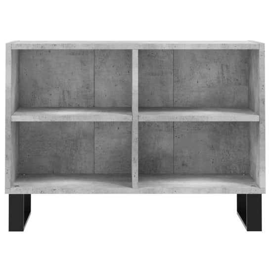 Tv-meubel 69,5x30x50 cm bewerkt hout betongrijs MeubelReus
