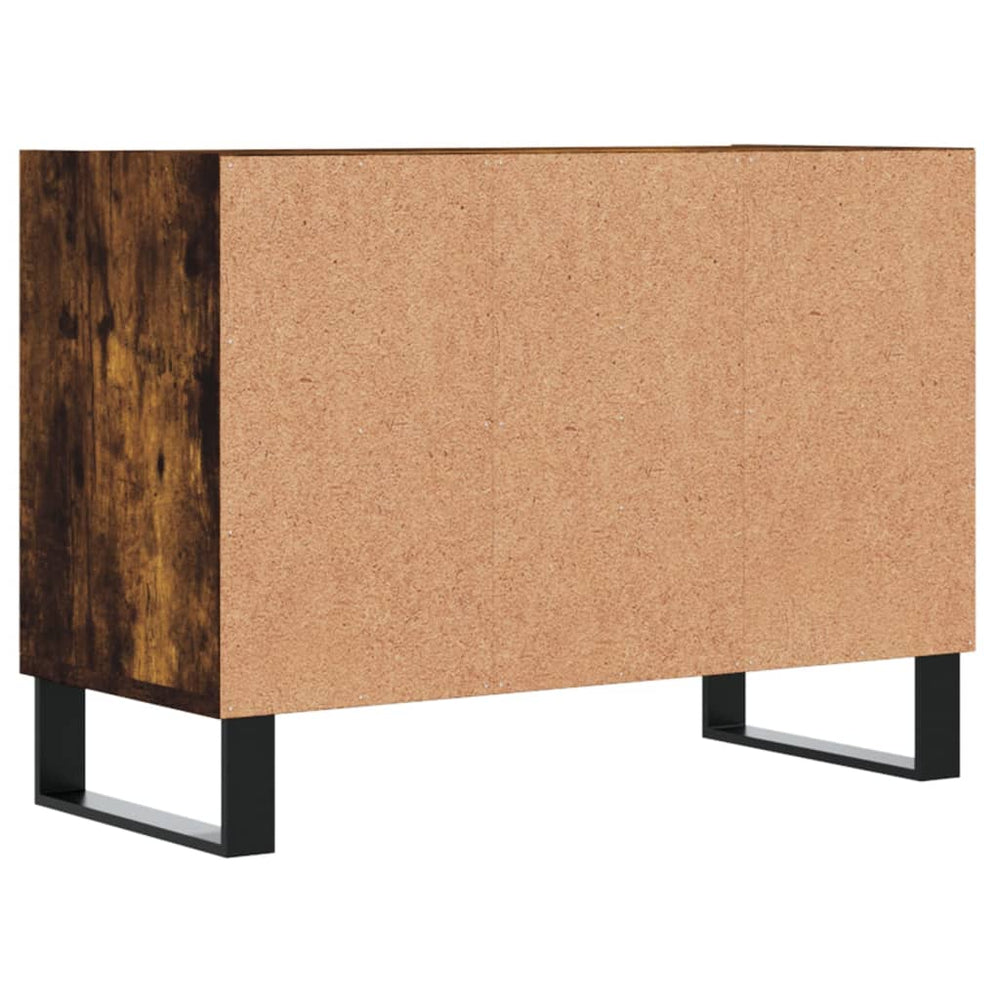 Tv-meubel 69,5x30x50 cm bewerkt hout gerookt eikenkleurig MeubelReus