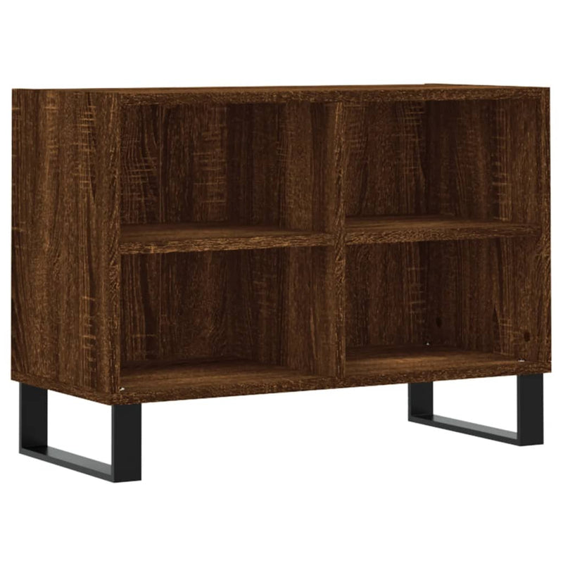 Tv-meubel 69,5x30x50 cm bewerkt hout bruin eikenkleur MeubelReus
