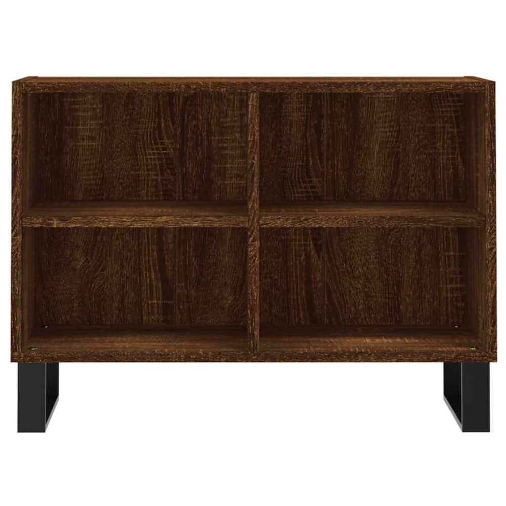 Tv-meubel 69,5x30x50 cm bewerkt hout bruin eikenkleur MeubelReus